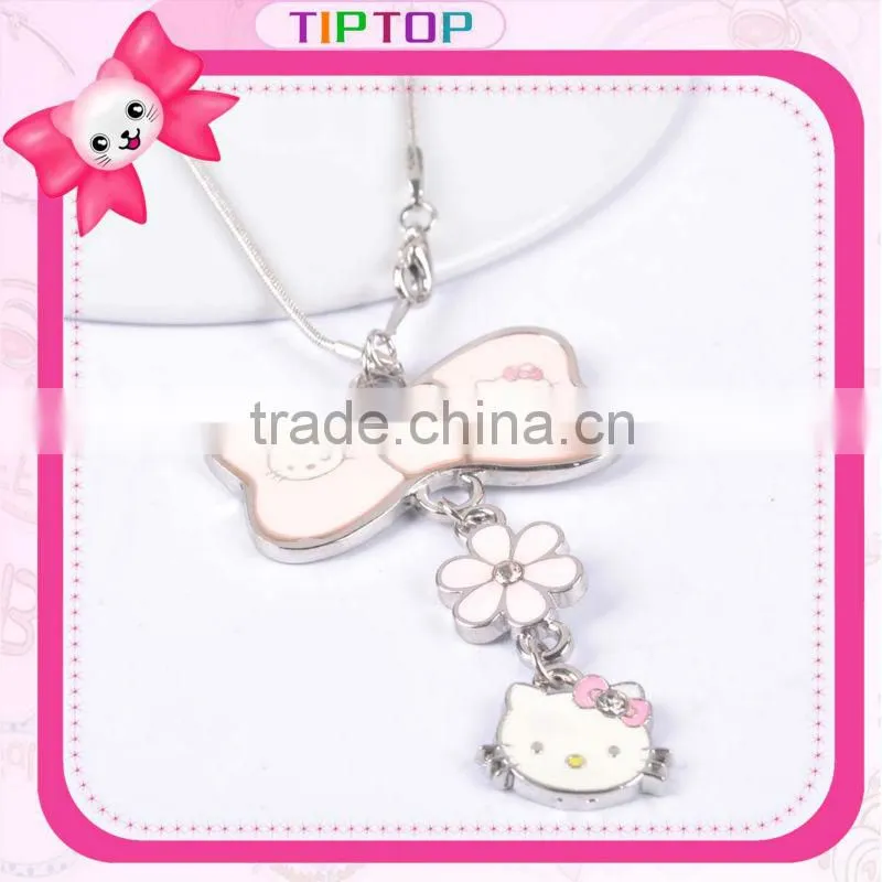 anti-brass hello kitty necklace