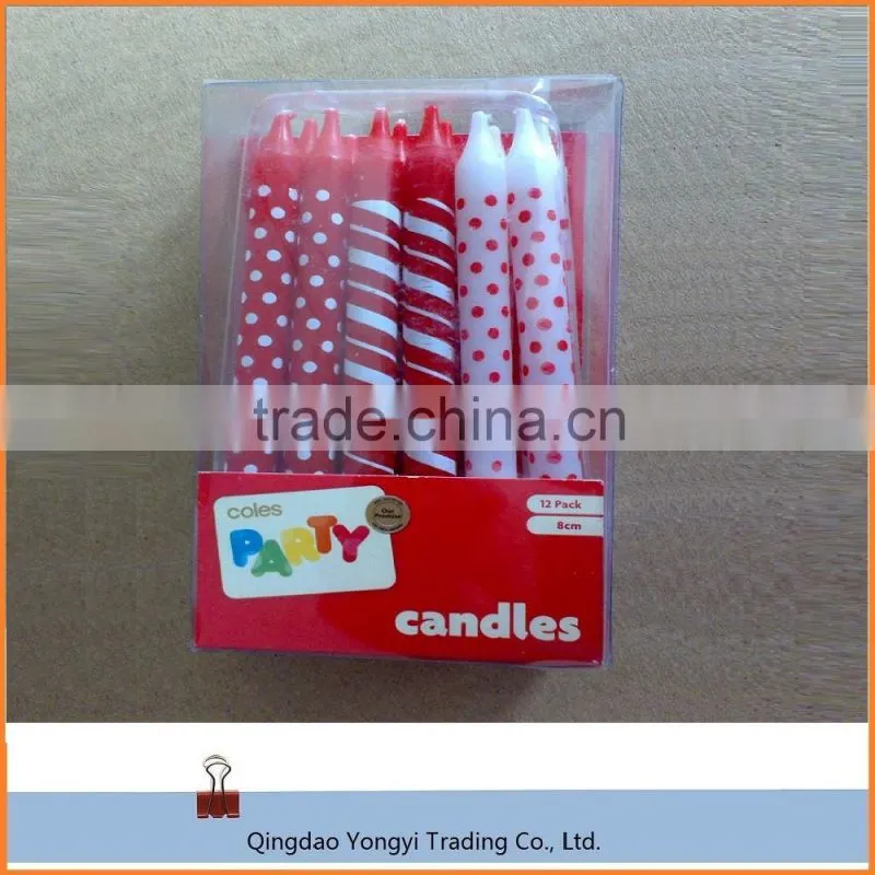Household magic birthday candle, cheap candle wax