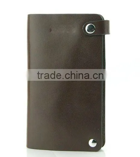 Chinese-style handmade 100 genuine leather credit card holder