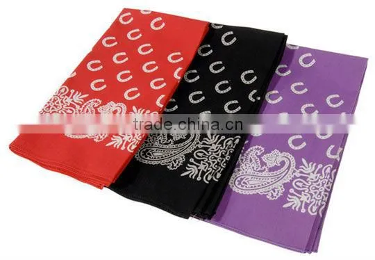 2014 cheap custom printed bandana for wholesale