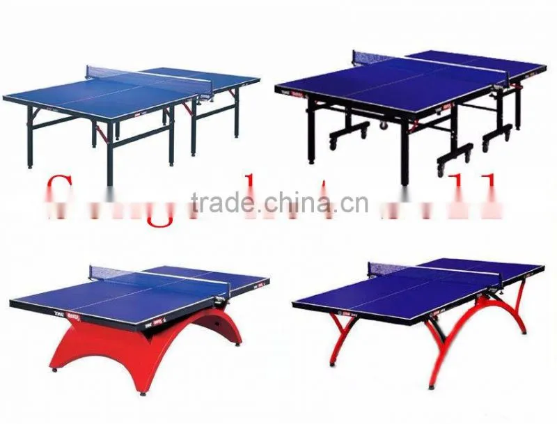 Outdoor used 15 mm foldable aluminium tennis table with wheel