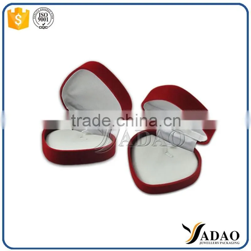 heart shape velvet packaging box suppliers