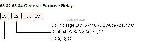 General Purpose Relay 55.34