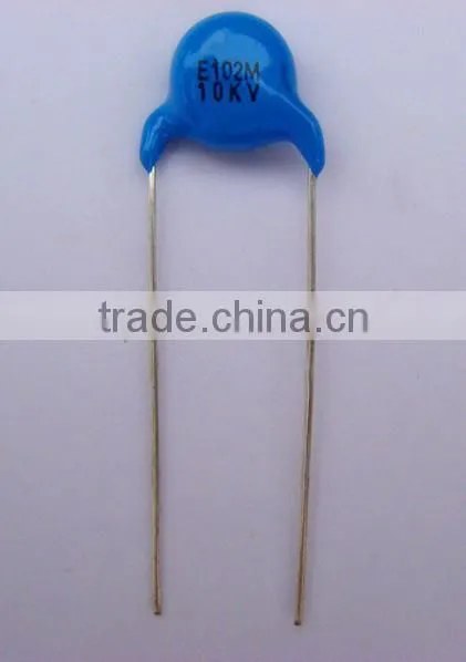 ceramic capacitor 102PF 10KV 1000PF single layer capacitor for RFI/EMI suppression 1000PF 10KV