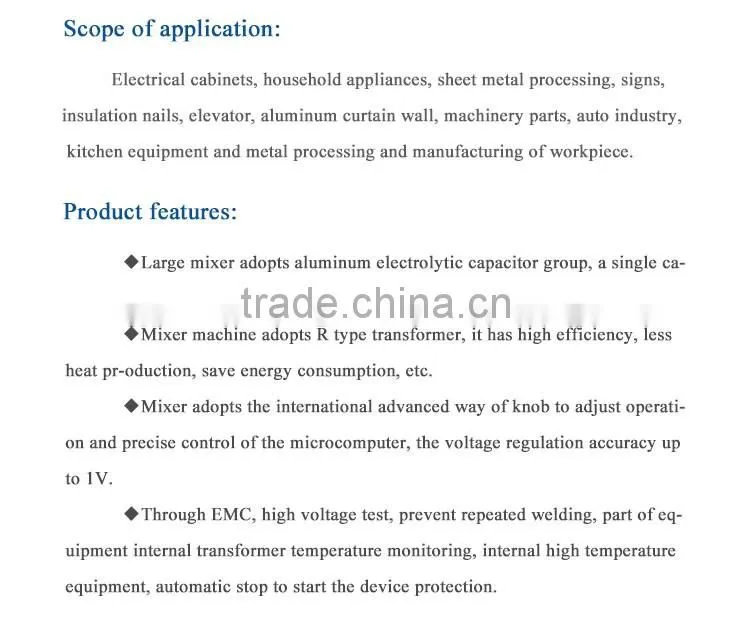 DC stud welder/stud welding machine for welding stud