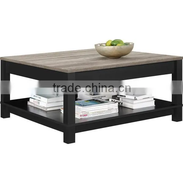 modern plywood table top wooden coffee table set
