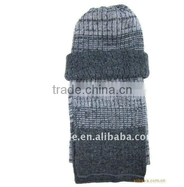 men's knitted hat,neckcloth,neckerchief,scarf