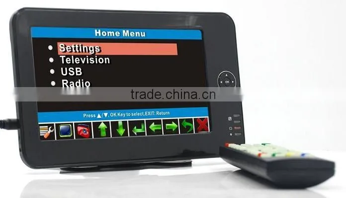 WV-7012HD COFDM HD Wireless Transmitter 7 inch handheld HD receiver portable