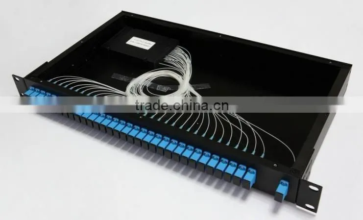 Single Mode Fiber Optic ODF PLC Splitter Coupler