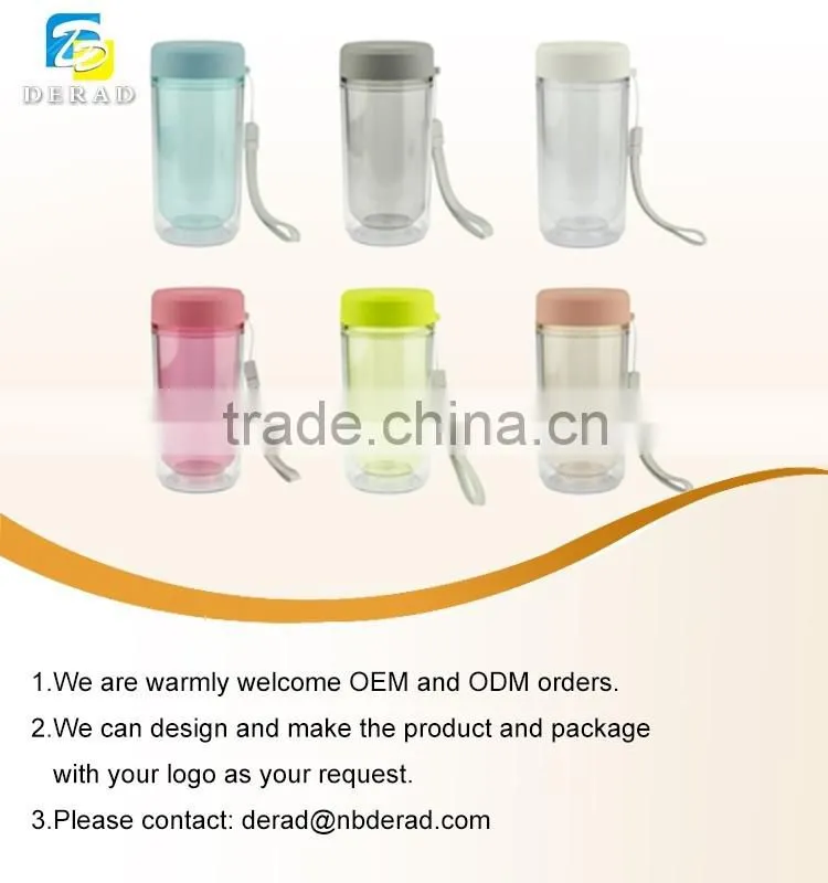 Colorful PP Tube Cup Double Cup