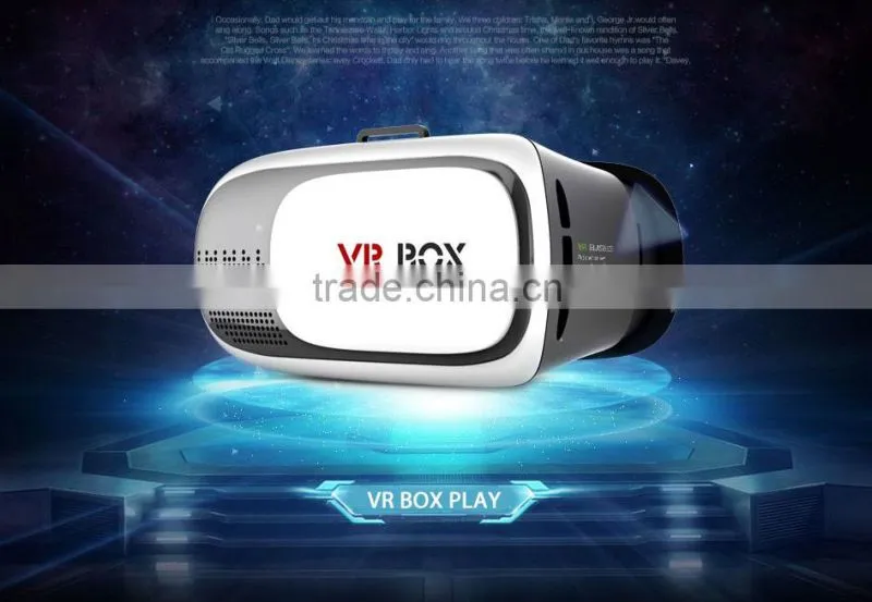 2016 New products head strap cardboard 3D VR BOX 2 virtual display Virtual Reality 3D Glasses