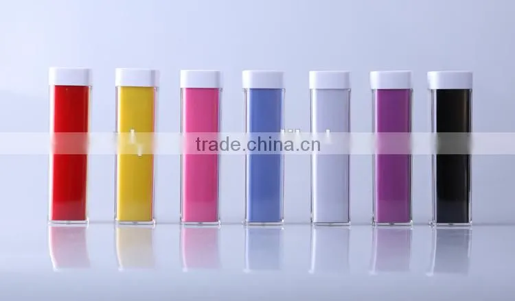 Factory price Wholesale lipstick power bank Portable mini battery charger