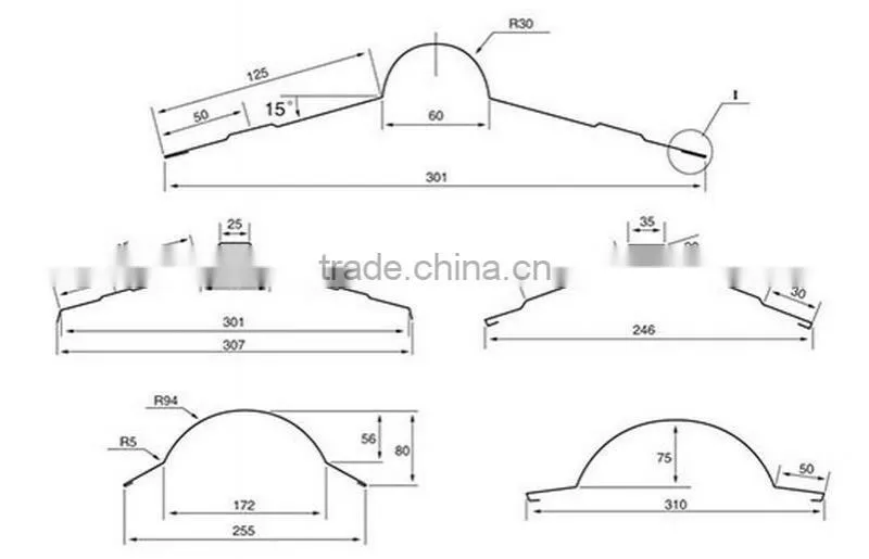 Roll Forming Line for Roof Ridge Cap