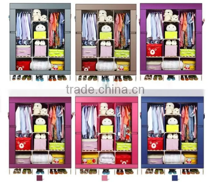 Mini wardrobe fitted wardrobe small wardrobe manufacturing ideas (FH-CM0508)