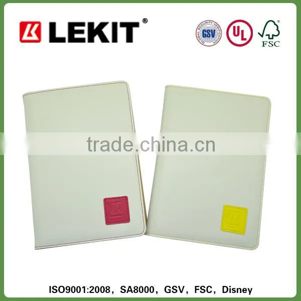 New style spiral notebook leather cover