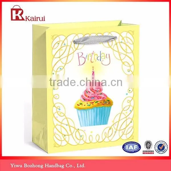 3D Birthday Ice Cream Design Party Gift Bag
