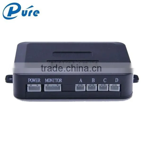 Hot sale dc 12v lcd display car reverse backup radar with 4 obstacle detection sensors for car
