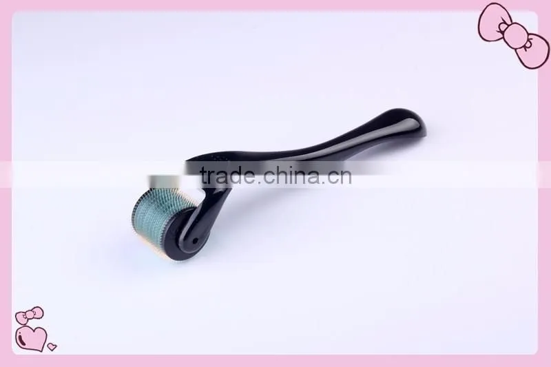 Medical grade derma roller for skin care with 540 titanium needles