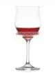 21 oz crystal long stem wine glass with customized logo printing