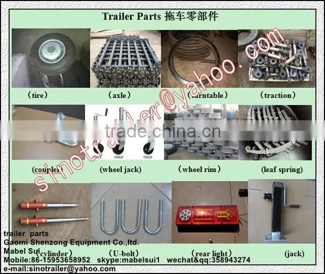 excavator transporter lowbed trailer