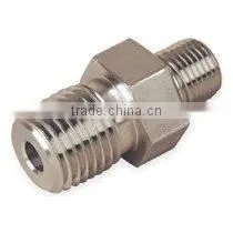Stainless Steel 316 Pipe Fittings, Hex Nipples 3/8'' NPT Male & 3/8'' NPT Male
