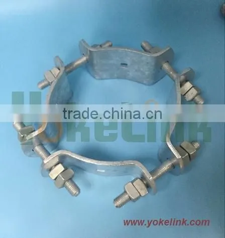Pole band adjustable HDG ASTM A153