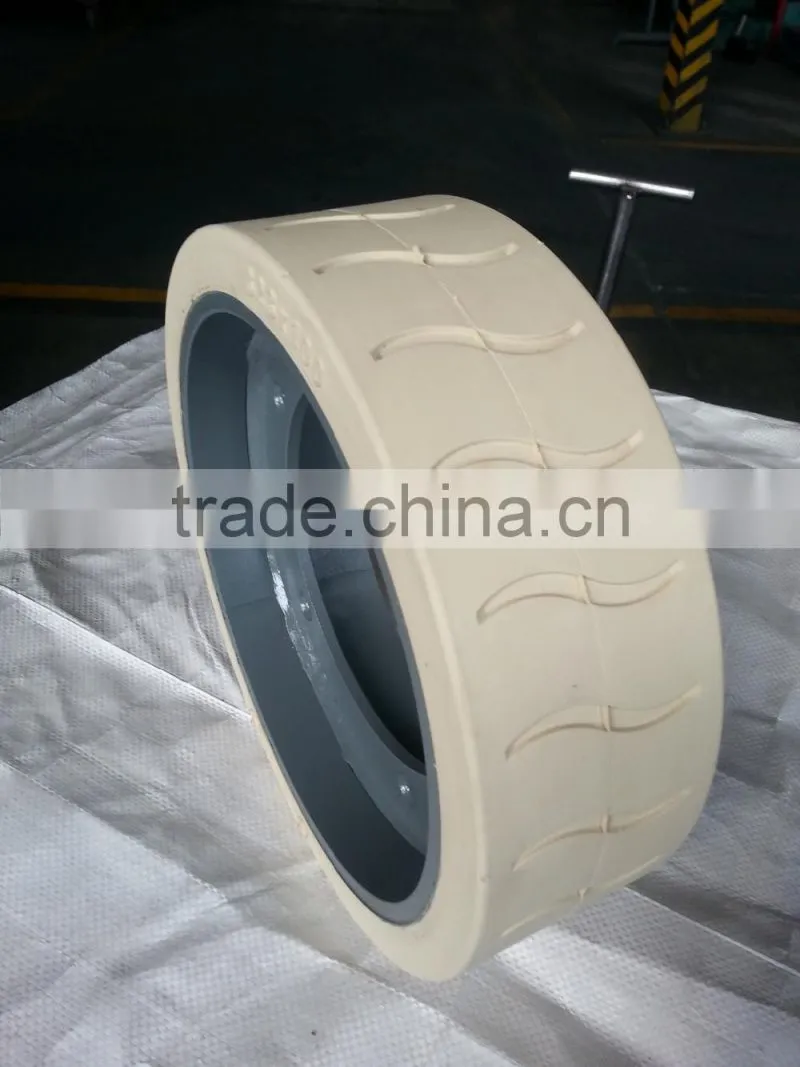 4520176 2915013 2915012 jlg solid rubber wheel for scissor lift