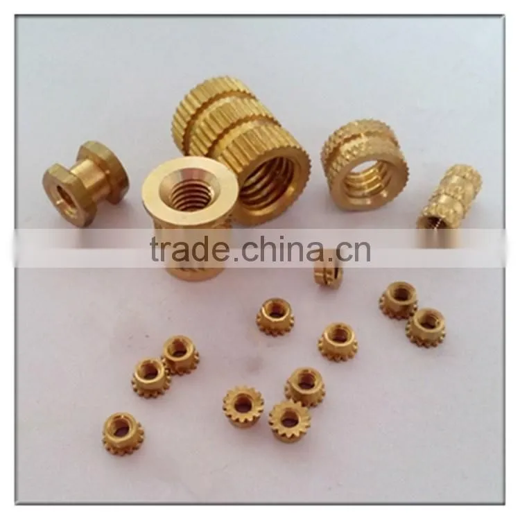 Factory manufacture high precision auto lathe machining brass/SUS spacer nut