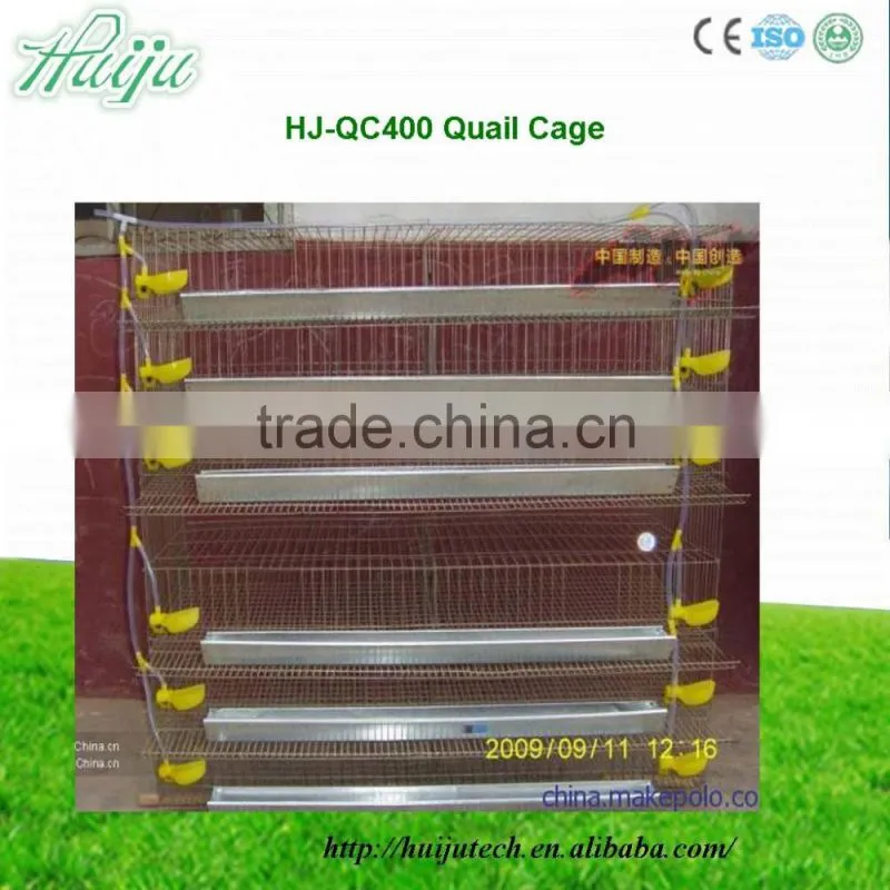 High quality Automatic layer chinese bird cage for 400 quail HJ-QC400A