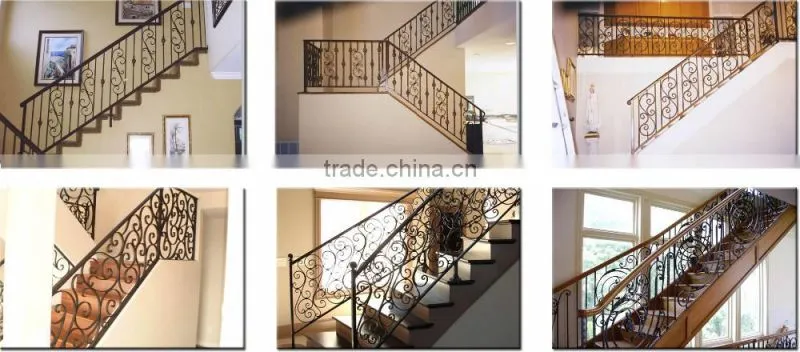 High quality galvanized steel handrail easily install factory manufacture