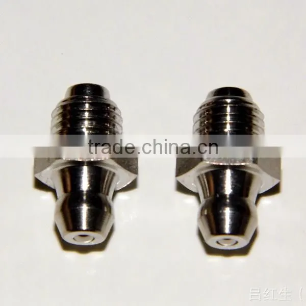 all kinds of M8x1 carbon steel grease nipples 180 degree straight