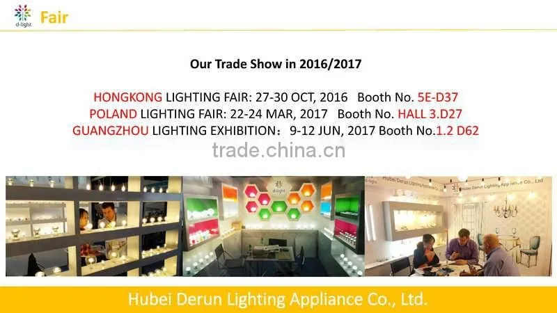 Tri-phosphor 7w Enegy Saving Candle Light Bulbs with E14 E27 Base 120V 230V CE ROHS Certificates