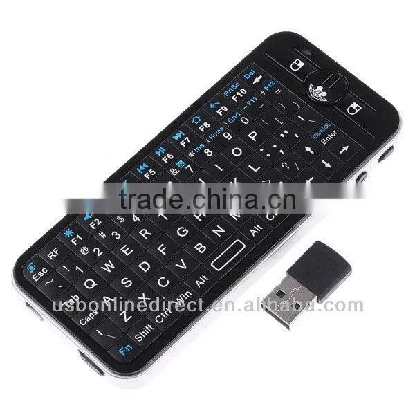 Wholesale iPazzPort 2.4GHz Mini Wireless Fly Air Mouse Keyboard with IR Remote