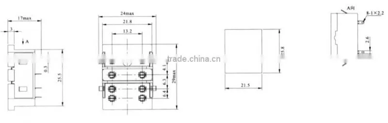 HEIGHT Hot Sale PY08B Relay Socket / 8pin Relay Socket/General relay socket with High Quality Factory Price