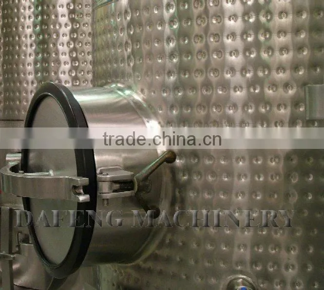 40,000L Stainless steel 304 dimple jacket wine tank