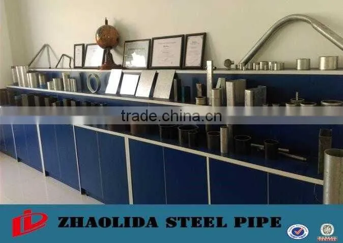 Q235 Q345 ASTM A53 , length 6-12m ERW black welded steel pipe