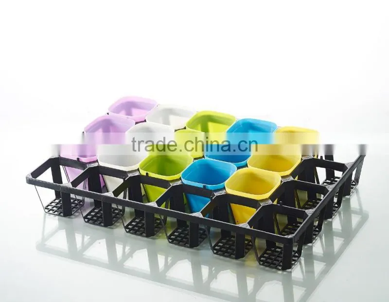 Plastic 24 Divided Plastic Material Hydroponic seedling trays