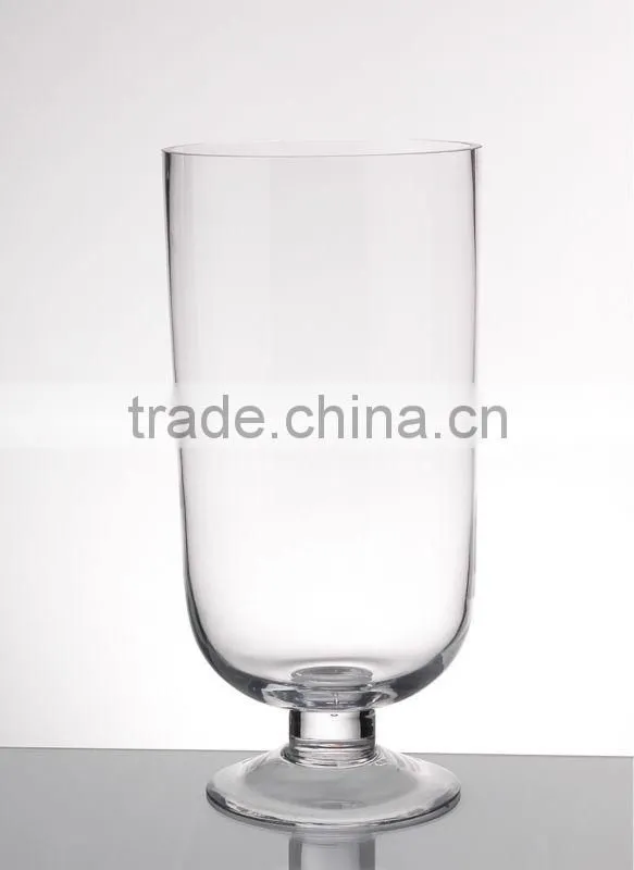 clear glass vases,tapered square glass vase,transparent glass vase