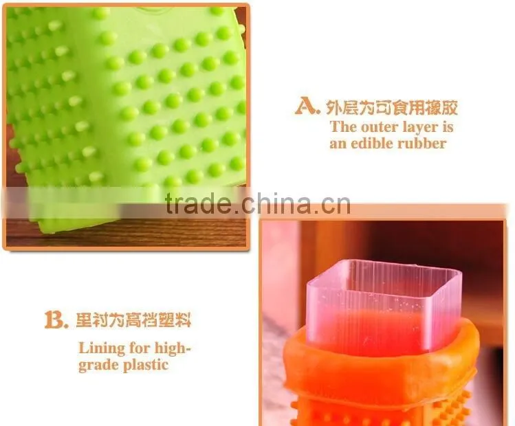 CY064 Pet Comb Mucous Wool Implement Silicone Brush Cat and Dog Fur Cleaner Pets Hair Comb