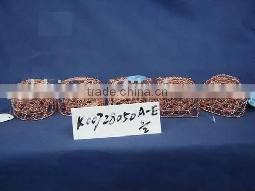 Cuprous steel wire hand-woven business gift box