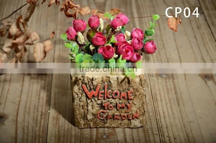 Factory hot sale indoor cement garden flower pot