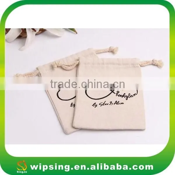 China Wholesale Cotton Drawstring Packing Bags, Cotton Souvenir Drawstring Bags