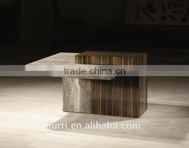 Antique Travertine end table,Living room end table