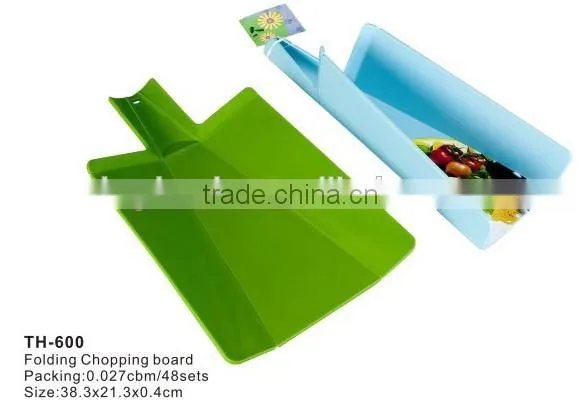 Plastic chopping board,foldable cutting board