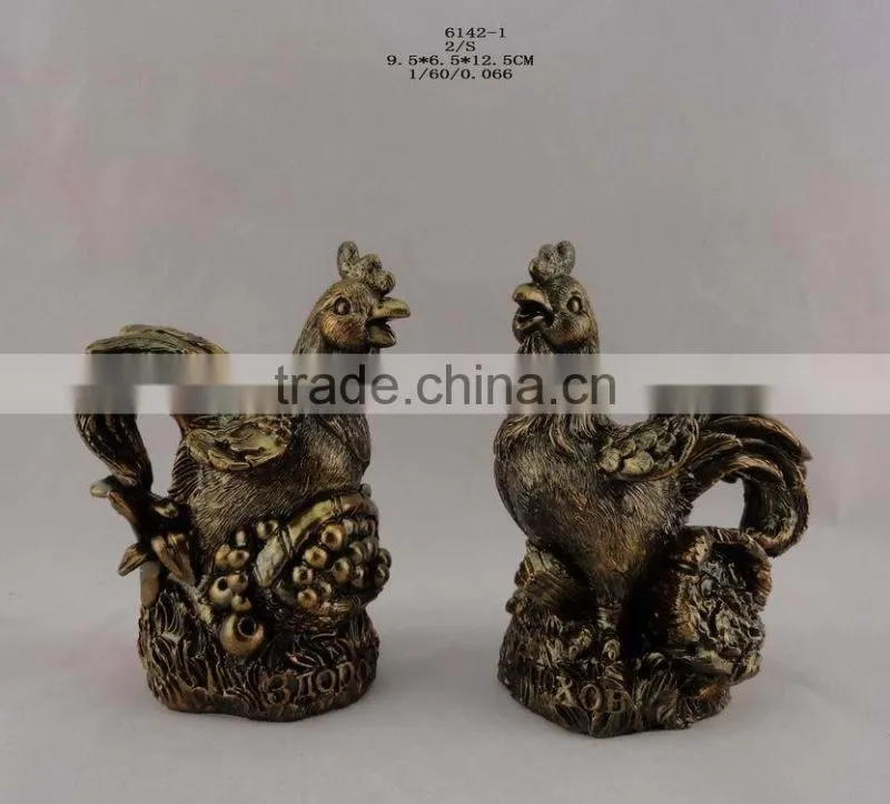 Russia resin new year chicken statue