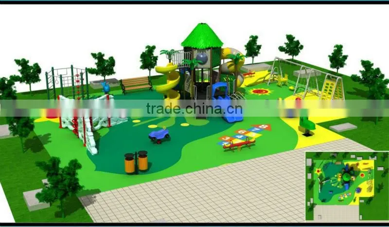(HA-07301) Kindergarten Equipment ,School Kids Playground ,Newest Wholesale Playground Indoor Structure