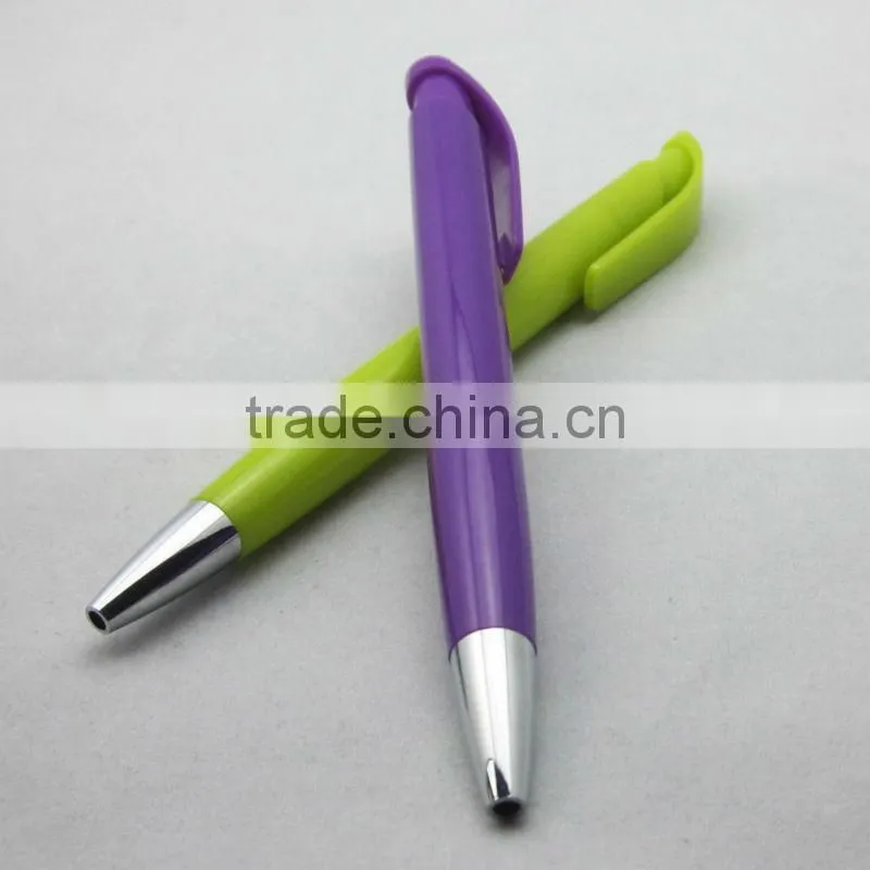 2017 hot selling logo printed advertising cheap ballpoint plastic pen