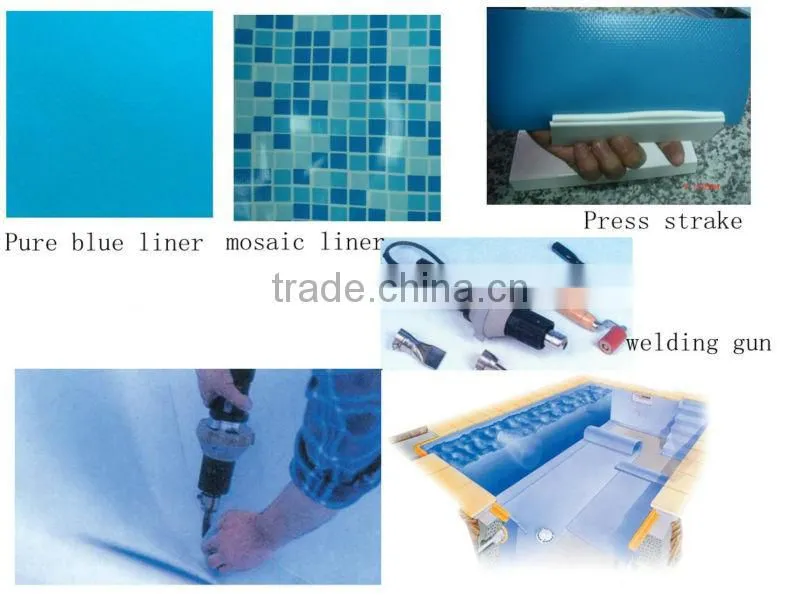 Guangzhou wholesale blue swimming pool liner PVC