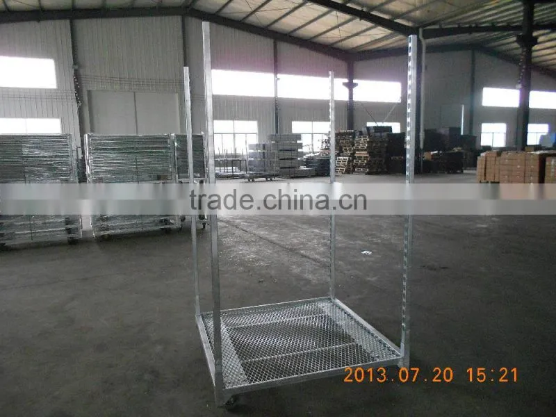 Steel garden mesh cart for transportation plants