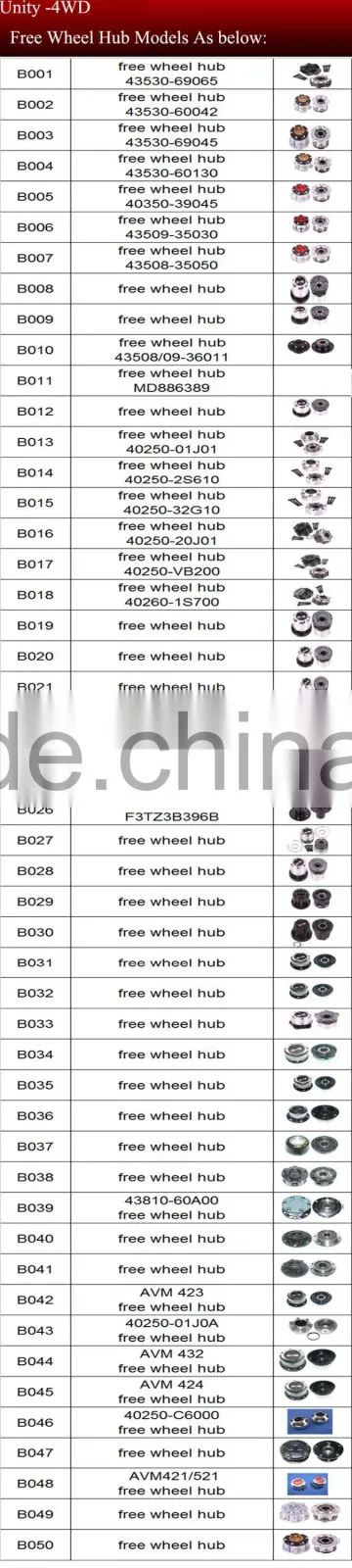 Truck accessories popular design wholesale 4x4 free wheel hub for navara accessories